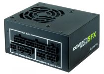 Блок живлення CHIEFTEC Compact (550W), ATX v2.3, 100-240V, >90%, 80+ Gold, 80мм, 1xMB 24pin(20+4), 1xCPU 8pin(4+4), 3xMolex, 6xSATA, 2xPCIe 8pin(6+2), CE, CB, TUV, FCC, RoHS, Fully Modular, SFX FF+ATX bracket, Retail