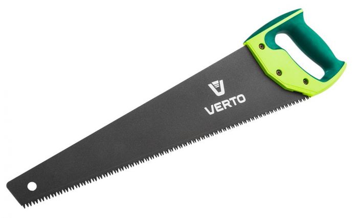 Ножівка по дереву Verto, загартовані зубці з тригранним заточенням, 7TPI, 450мм, чохол