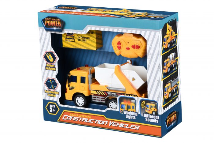 Машинка на р / у Same Toy CITY Вантажівка з контейнером жовтий F1606Ut