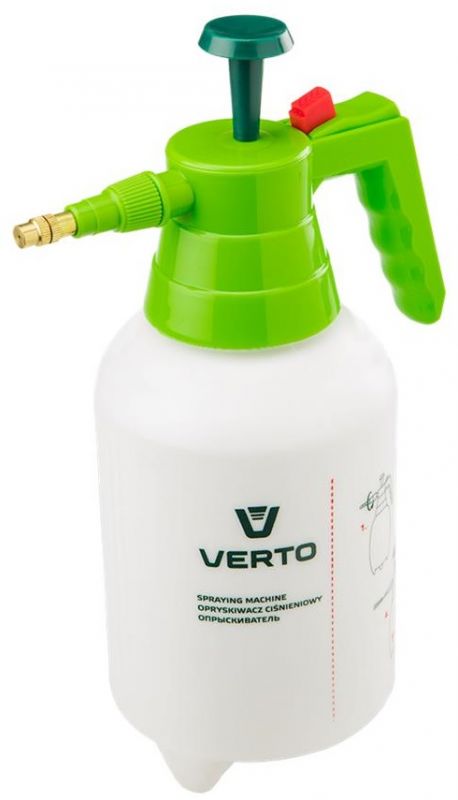 Обприскувач Verto, помповий, пластмаса, 2.5 Бар, 0.52 л/хв, 1л