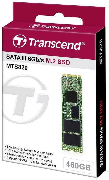 Накопичувач SSD Transcend  M.2 480GB SATA 820S