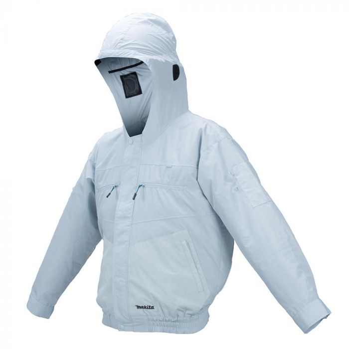 Куртка робоча Makita DFJ 207 Z2XL з вентиляцією, акумуляторна, LXT/CXT,10.8-18В,2XL, 0.36 кг