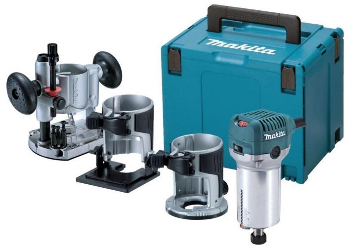 Фрезер Makita RT0700CX2J, 710Вт, 6/8мм, 10000-30000об/хв, 1.8 кг