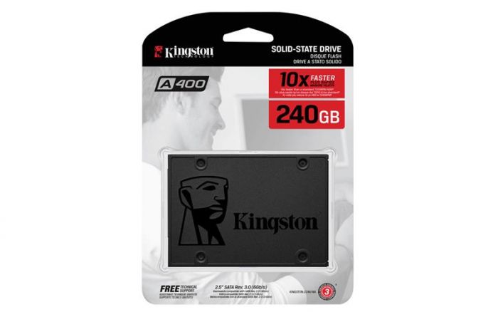 Kingston Накопичувач SSD 2.5" 240GB SATA A400