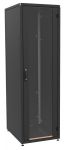 Шафа ZPAS 19" 42U 600x800, скляні двері WZ-IT-426080-69AA-2-161-FP, чорна