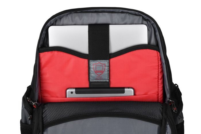 Рюкзак для ноутбука, Wenger Pegasus 17", чорно-сірий
