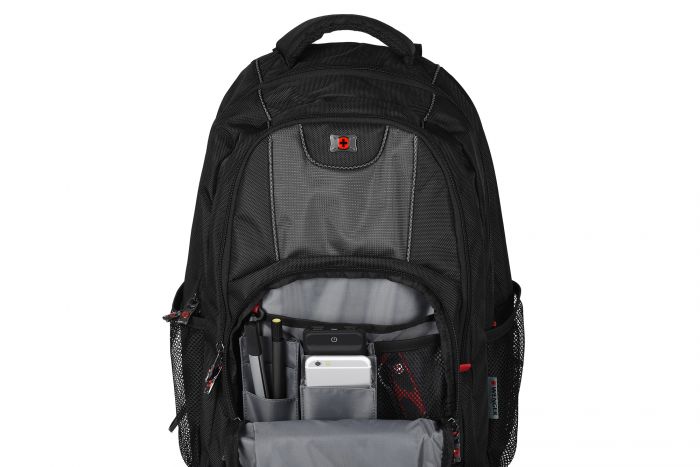 Рюкзак для ноутбука, Wenger Pillar 16", чорно-сірий