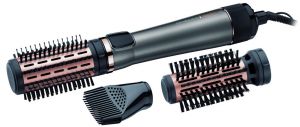 Фен-щітка Remington Keratin Protect, 1000Вт, 3 режими, іоніз-я, оберт., хол. обдув, сріблястий Фен-щітка Remington Keratin Protect, 1000Вт, 3 режими, іоніз-я, оберт., хол. обдув, сріблястий
