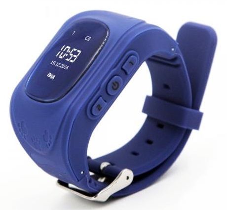 Дитячий GPS годинник-телефон GOGPS ME K50 Темно синій
