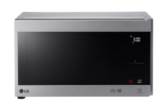 Мікрохвильова піч LG MH6595CIS, 25 л, 1000 Вт, Гриль, Інв., електрон. керування, Сріблястий