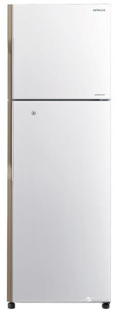 Холодильник Hitachi з верхн. мороз., 158x55х65, холод.відд.-176л, мороз.відд.-54л, 2дв., А+, NF, інв., білий