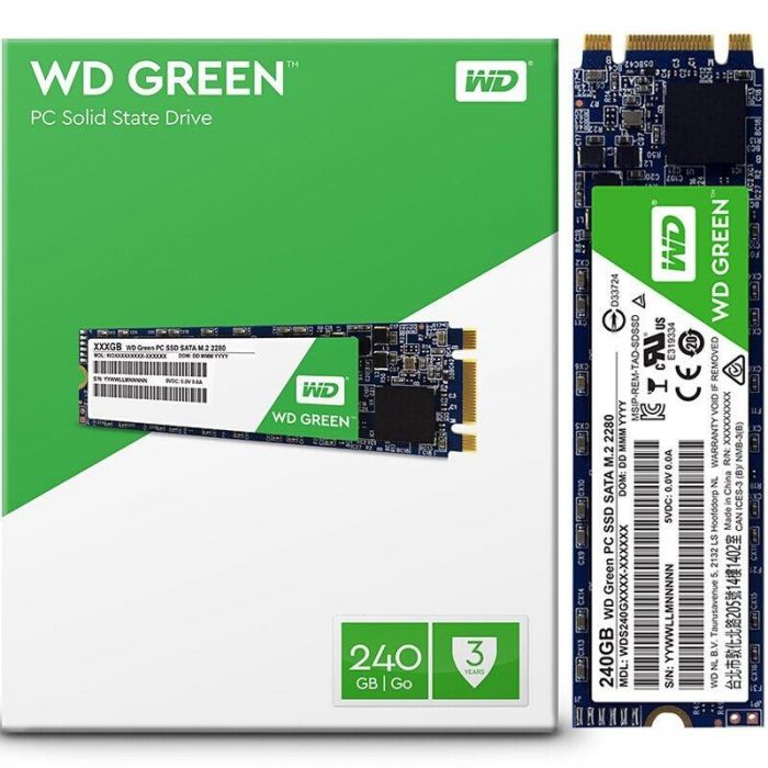 Накопичувач SSD WD M.2  240GB SATA Green
