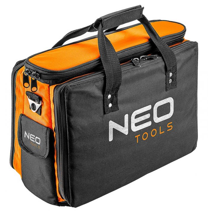 Монтерська сумка Neo, для інструментів, 17 кишень, жорстка конструкція, 3 головних відділу