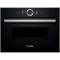 Вбудовувана компактна духова шафа з мікрохвильовим режимом Bosch CMG636BB1 - В-45 см./12 реж/45 л./TFT диспл/чорний