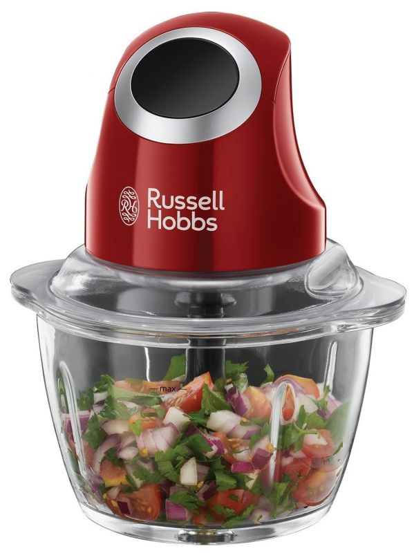 Подрібнювач Russell Hobbs Desire, 200Вт, чаша-1000мл, скло, корпус-пластик, червоний