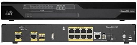 Маршрутизатор Cisco 892FSP 1 GE and 1GE/SFP High Perf Security Router