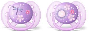 Пустушка для дівчаток Avent Ultra Soft Ортодонтична 2 шт 6+ SCF227/22
