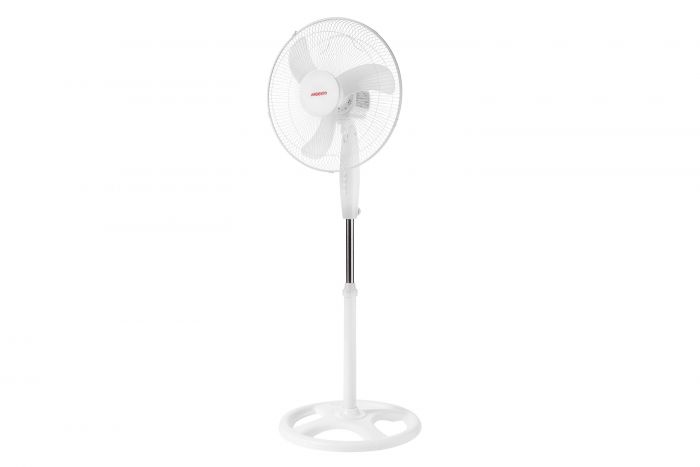 Вентилятор підлоговий Ardesto FN-1608RW 40 см, 45 Вт, опора кругла, білий
