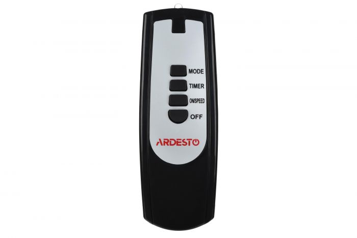 Вентилятор підлоговий Ardesto FN-R1608CB, 40 см, 45 Вт, опора хрестова, таймер, пульт ДК, чорний