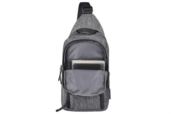 Рюкзак-слінг, Wenger Console Cross Body Bag, сірий