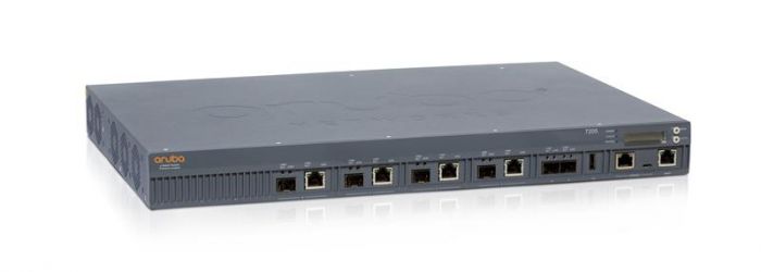 Контролер HPE Aruba 7205 (RW), 2x10GBase-X (SFP+) ports, 4x10/100/1000BASE-T/SFP ports Controller