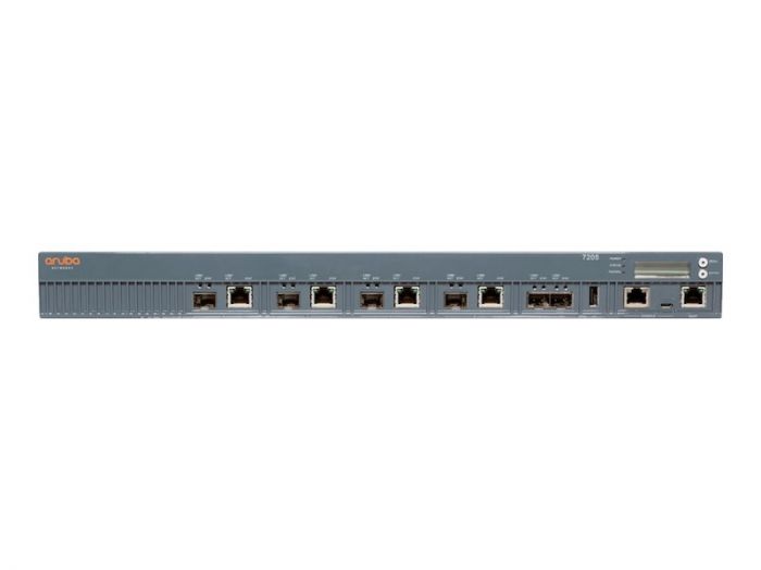 Контролер HPE Aruba 7205 (RW), 2x10GBase-X (SFP+) ports, 4x10/100/1000BASE-T/SFP ports Controller
