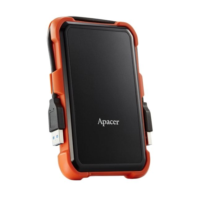 Портативний жорсткий диск Apacer 2TB USB 3.1 AC630 IP55 Black/Orange