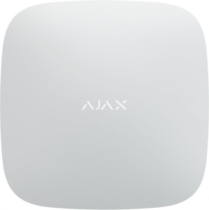 Інтелектуальна централь Ajax Hub біла (GSM+Ethernet)