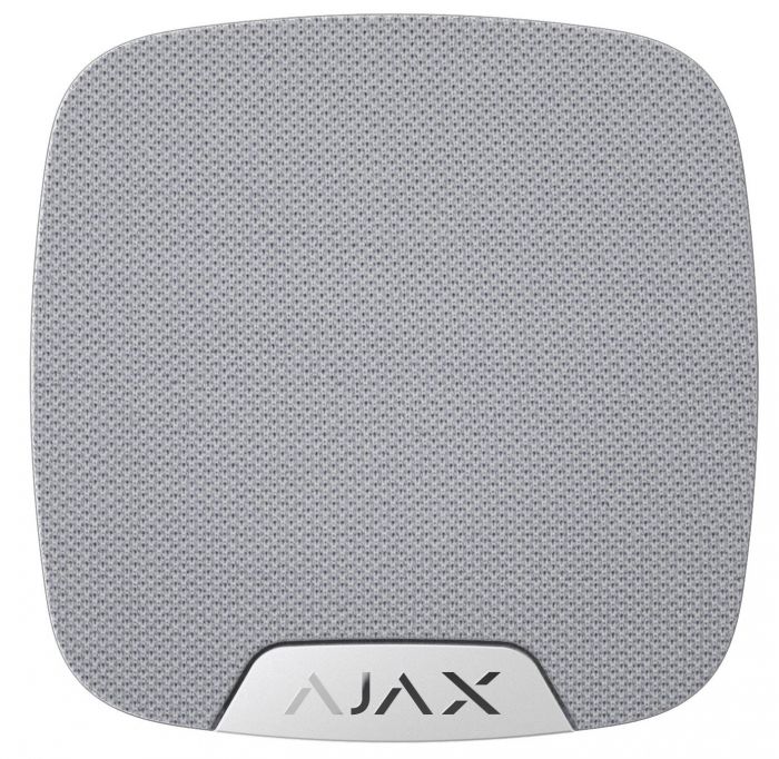 Бездротова кімнатна сирена Ajax HomeSiren біла, 105 дБ