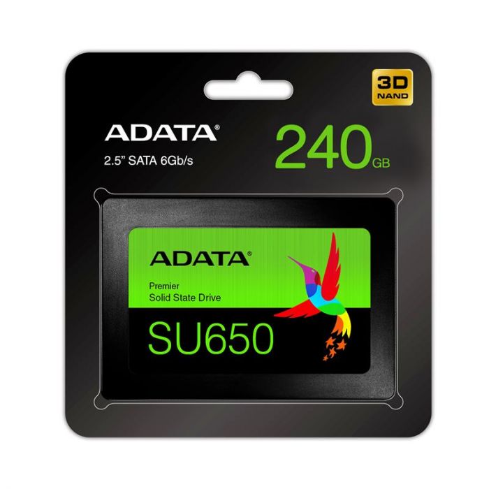 Накопичувач SSD ADATA 2.5"  240GB SATA SU650