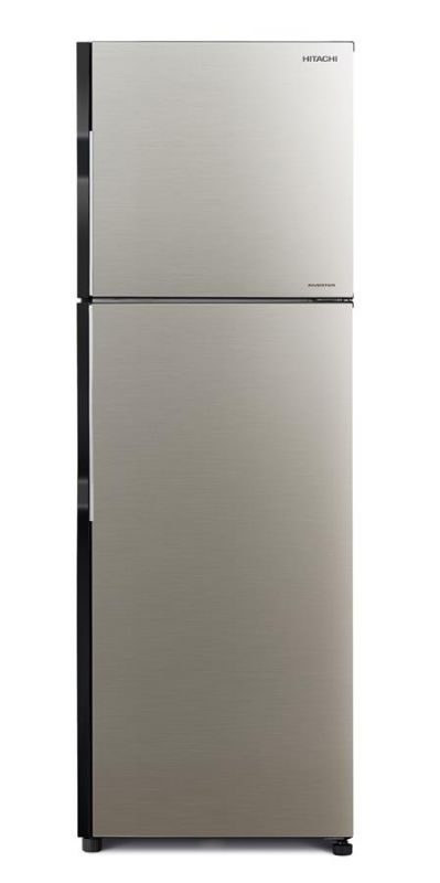 Холодильник Hitachi з верхн. мороз., 158x55х65, холод.відд.-176л, мороз.відд.-54л, 2дв., А+, NF, інв., нерж