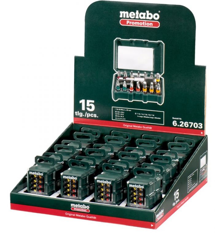 набір біт Metabo PROMOTION 15шт.