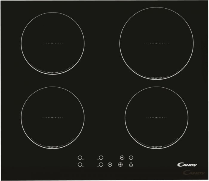 Варильна поверхня елект. Candy CI 640 C /iндукцiя/ 4 комф./7000Вт/сенсор/чорний