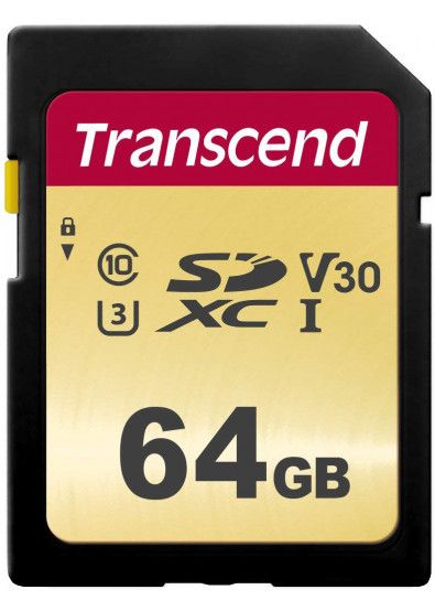Карта пам'яті Transcend SD  64GB C10 UHS-I  R95/W60MB/s
