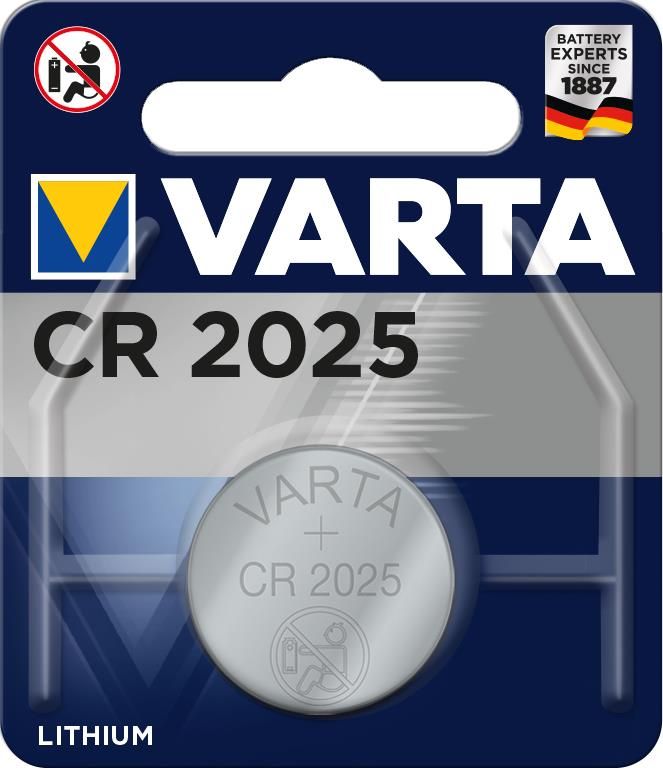 Батарейка VARTA CR 2025   BLI 1 LITHIUM