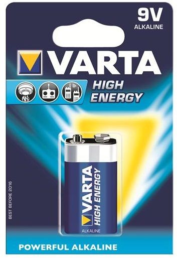 Батарейка VARTA LONGLIFE Power 6LR61 BLI 1 ALKALINE