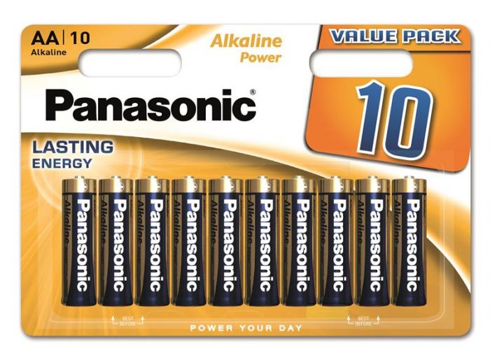Батарейка Panasonic ALKALINE POWER лужна AA блістер, 10 шт.