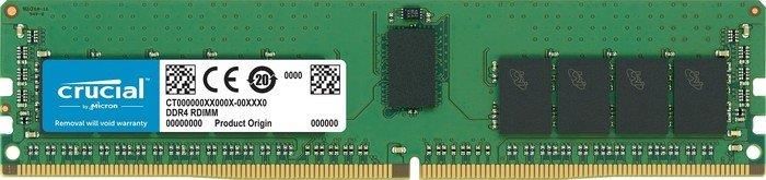 Пам'ять сервера Micron Crucial DDR4 16GB 2666 ECC REG RDIMM