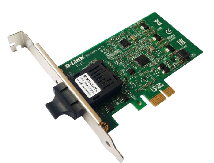 Мережевий адаптер D-Link DFE-560FX/B 1xSFP 100Mbit, PCI Express