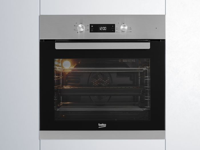 Вбудована електрична духова шафа Beko BIE22300X - Ш-60 см./6 режимів/71 л./дисплей/нерж.сталь