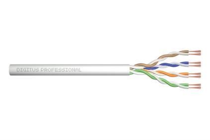 Кабель патч-кордовий DIGITUS кат. 5e U-UTP, 100 m, AWG 26/7, сірий