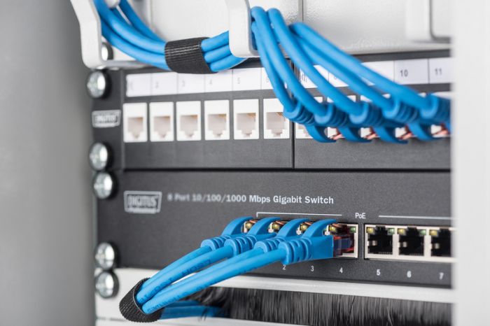 Комутатор DIGITUS Gigabit Ethernet 8x10/100/1000Mbps RJ45, 10"
