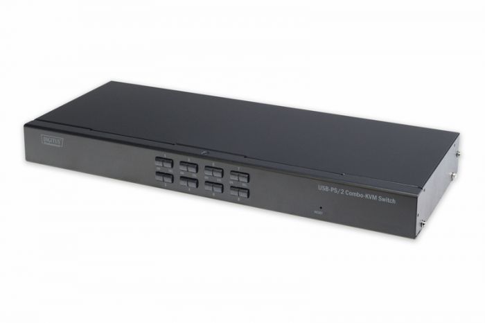 Комутатор DIGITUS Combo-KVM, 1 user, 8-port PS/2 or USB