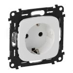 Розетка Valena ALLURE 2К+З 16А 250В гвинтові зажими Білий