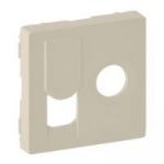 Накладка розетки TV + RJ Valena LIFE слонова кістка