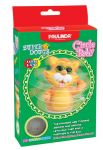Маса для ліплення Paulinda Super Dough Circle Baby Кіт заводний механізм, помаранчевий PL-081177-4