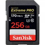 Карта пам'яті SanDisk SD  256GB C10 UHS-I U3 R170/W90MB/s Extreme Pro