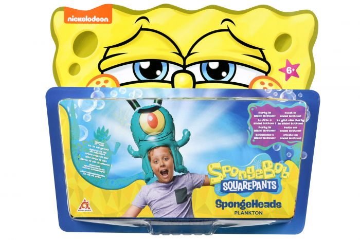 Іграшка на голову SpongeBob SpongeHeads Plankton