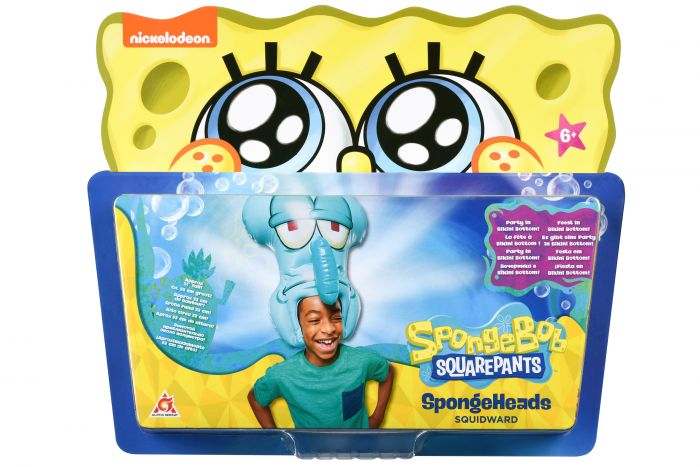 Іграшка на голову SpongeBob SpongeHeads Squidward