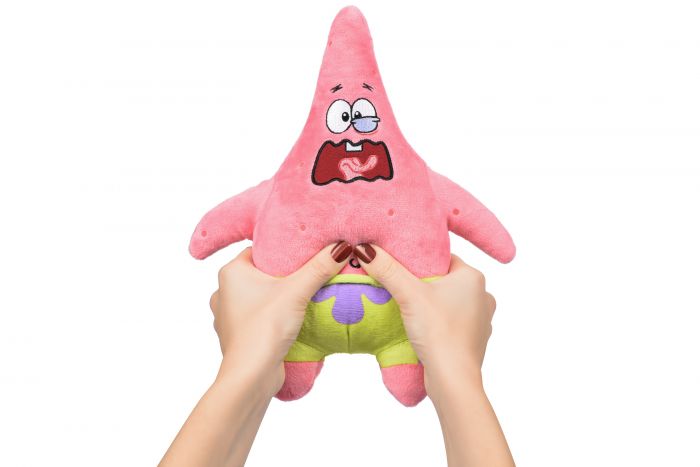 М'яка ігрaшка SpongeBob Exsqueeze Me Plush Patrick Burp зі звуком